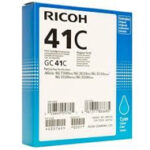 Tusz Ricoh oryginalny GC41C | SG-2100 3110 7100 | Cyan