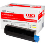 Toner OKI oryginalny 43381905 | Yellow