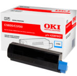Toner OKI oryginalny 43381907 | Cyan