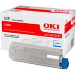Toner OKI oryginalny 44315307 | Cyan