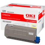 Toner OKI oryginalny 44318605 | Yellow