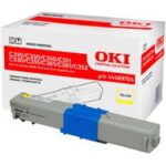 Toner OKI oryginalny 44469704 | Yellow