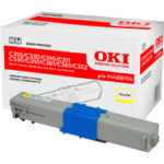 Toner OKI oryginalny 44469704 | Yellow