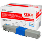 Toner OKI oryginalny 44469706 | Cyan