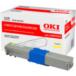 Toner OKI oryginalny 44973533 | Yellow