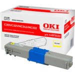 Toner OKI oryginalny 44973533 | Yellow