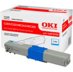 Toner OKI oryginalny 44973535 | Cyan