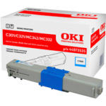 Toner OKI oryginalny 44973535 | Cyan