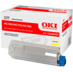 Toner OKI oryginalny 45396301 | Yellow