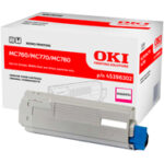 Toner OKI oryginalny 45396302 | Magenta