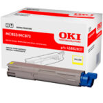 Toner OKI oryginalny 45862837 | Yellow
