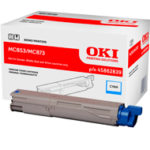 Toner OKI oryginalny 45862839 | Cyan