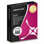 Taśma Asarto do Brother TZE221 | 100 200 1230 2450 | Black/White