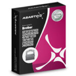 Taśma Asarto do Brother AX10 | 10 20 30 100 140 220 | Black