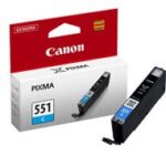 Tusz Canon oryginalny CLI-551 C | IP7250 MG5450 6350 | Cyan