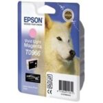 Tusz Epson oryginalny T0966  C13T09664010 | Stylus Photo R2880 | Vivid Light Magenta