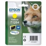 Tusz Epson oryginalny T1284  C13T12844012 | BX305 S22 SX125 | Yellow