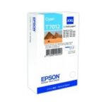 Tusz Epson oryginalny T7012 XXL  C13T70124010 | WP4015 4095 4515 4525 | Cyan
