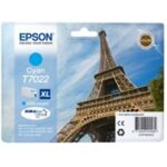 Tusz Epson oryginalny T7022  C13T70224010 | WP4015 4095 4515 4525 | Cyan
