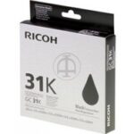 Tusz Ricoh oryginalny GC31K | GX-E2600 E3300 E3350 | Black