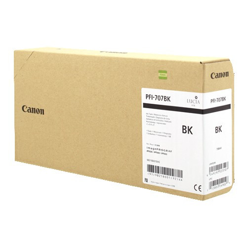 Tusz Canon PFI-707BK