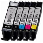 Tusz Canon oryginalny CLI-571 CMYK PGI-570 PGBK | MG5750 6850 7750 | CMYK + Black