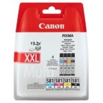 Tusz Canon oryginalny CLI-581 CMYK XXL | TR7550 8550 TS6150 | CMYK | zestaw 4 szt.