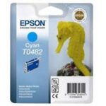 Tusz Epson oryginalny T0482  C13T04824010 | R200 220 300 340 RX500 600 640 | Cyan