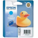 Tusz Epson oryginalny T0552  C13T05524010 | Stylus Photo R240 245 RX425 520 | Cyan