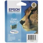 Tusz Epson oryginalny T0712  C13T07124012 | Stylus D78 92 120 DX4000 4400 | Cyan