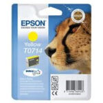Tusz  Epson oryginalny T0714  C13T07144012 | Stylus D78 92 120 DX4000 4400 | Yellow