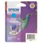 Tusz Epson oryginalny T0802  C13T08024011 | Stylus Photo R265 R285 R360 RX560 RX585 RX685| Cyan