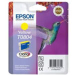 Tusz Epson oryginalny T0804  C13T08044011 | Stylus Photo R265 R285 R360 RX560 RX585 RX685 | Yellow