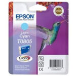 Tusz Epson oryginalny T0805  C13T08054011 | Stylus Photo R265 R285 R360 RX560 RX585 RX685 | Light Cyan