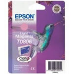 Tusz Epson oryginalny T0806  C13T08064011 | Stylus Photo R265 R285 R360 RX560 RX585 RX685 | Light Magenta