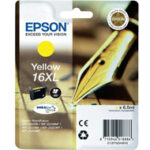 Tusz Epson oryginalny T1634  C13T16344012 | WF2510 2520 2530 | Yellow