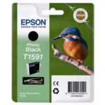 Tusz Epson oryginalny T1591  C13T15914010 | Stylus Photo R2000 | Photo Black