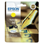 Tusz Epson oryginalny T1624  C13T16244012 | WF2510 2520 2530 | Yellow